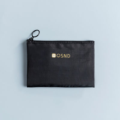 Bolsa de fecho de malha preta para transportar convenientemente artigos essenciais de escritório e viagem 3 Pacotes