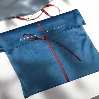 Logotipo personalizado Impresso Bowknot Saco de embalagem flip para soluções de embalagem de estilo vintage