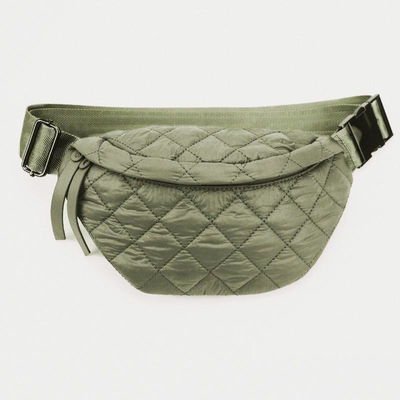 Bolsa de moda com colcha de retalhos Bolsas femininas de cintura Bolsa de nylon com outros padrões