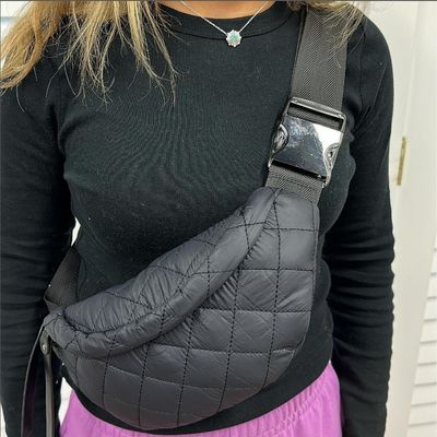 Bolsa de moda com colcha de retalhos Bolsas femininas de cintura Bolsa de nylon com outros padrões