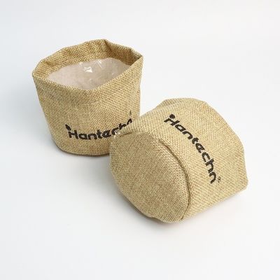 Custom Eco Friendly Logo Impresso Impermeável Reciclado Saco Portátil de Plantação de Potes de Flor