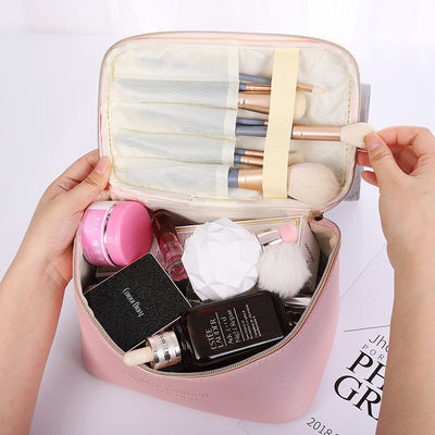 Bolsa de cosméticos de veludo de 3 peças para mulheres organizador de fechaduras de beleza