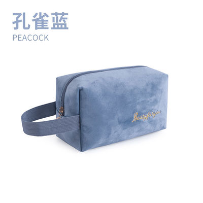 Logotipo personalizado Bolsa de maquiagem personalizada Casos Bolsa de Saco de Marca Privada Bolsa Cosmética de Veludo