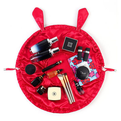 Saco de maquiagem de cordas de veludo para cosméticos conveniência e armazenamento de cosméticos na moda