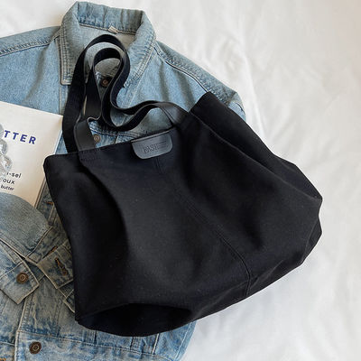 Luxo Mulher Tote Bolsa de Moda Crossbody Tote Bolsa de lona com bolsos Logotipo personalizado Poliéster revestimento