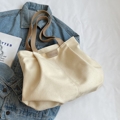 Luxo Mulher Tote Bolsa de Moda Crossbody Tote Bolsa de lona com bolsos Logotipo personalizado Poliéster revestimento