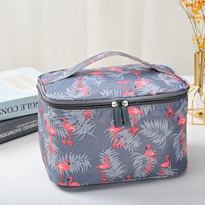 Caixa de maquiagem profissional com fechamento de fecho de fecho de estilo de moda