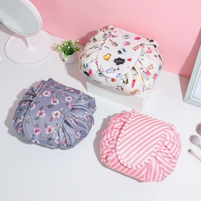 Logotipo personalizado Imprimir Oxford Drawstring Saco cosmético para o mais recente estilo de moda
