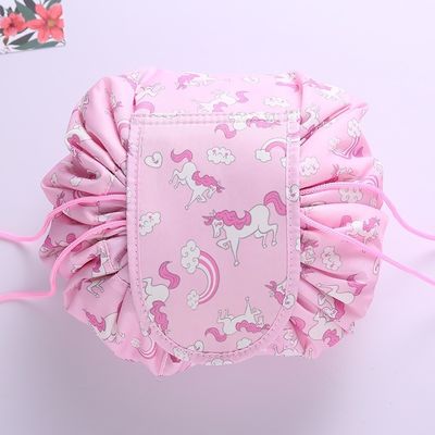 Logotipo personalizado Imprimir Oxford Drawstring Saco cosmético para o mais recente estilo de moda