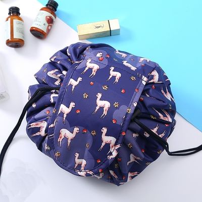 Logotipo personalizado Imprimir Oxford Drawstring Saco cosmético para o mais recente estilo de moda