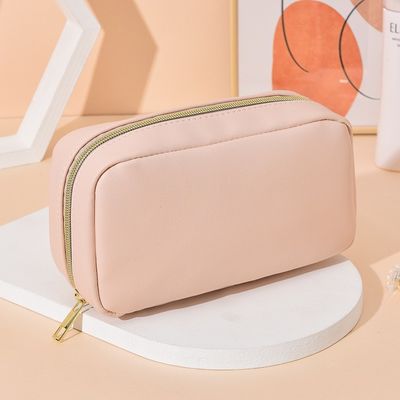 Saco de maquiagem personalizado de cor com fecho de fecho de fecho à prova d'água