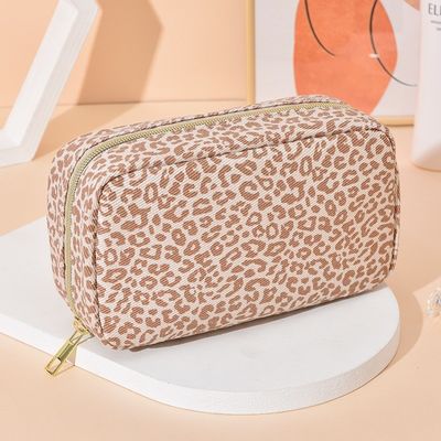 Saco de maquiagem personalizado de cor com fecho de fecho de fecho à prova d'água