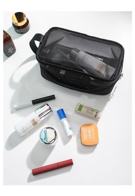 Bolsa de Zipper de malha de Nylon Bolsa de Nylon para Mulheres