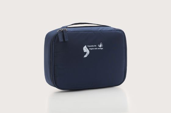 OEM/ODM aceitável Bolsa de maquiagem de nylon personalizada para viagens e design transparente