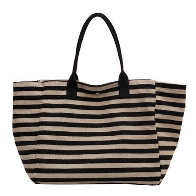 Mantenha-se na moda e organizado com este saco de compras de lona de logotipo personalizado