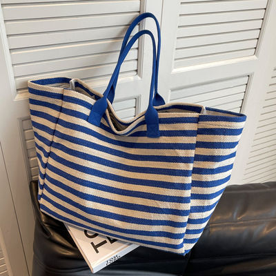 Mantenha-se na moda e organizado com este saco de compras de lona de logotipo personalizado