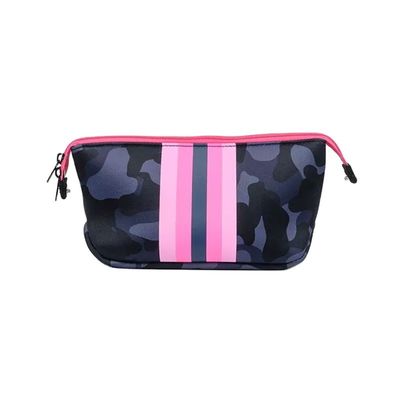 Saco de maquiagem de neoprene com fecho de fecho de fecho para cosméticos