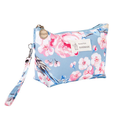 Saco de maquiagem de moda de lona com fecho de fechadura Lady Carinhosas Bolsas Cosméticas Portáteis