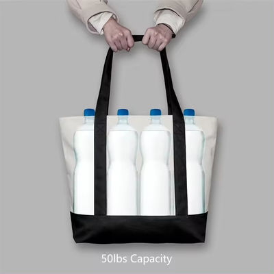Unisex Moda Saco de Tote de tela de grande capacidade para compras e praia