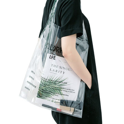 Material principal PVC Beach Tote Bag Perfeito para viagens e passeios casuais