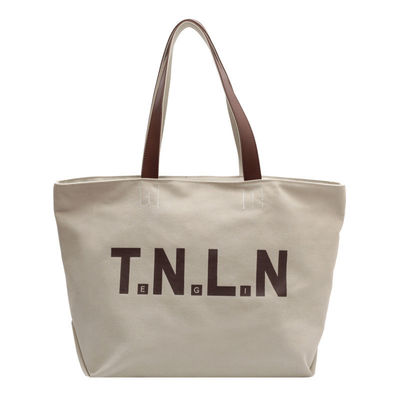 Minimalista Saco grande Tote para Mulheres Algodão de lona Mensageiro Crossbody Bolsa