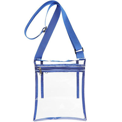 Saco de mensageiro de PVC à prova d'água para ombro masculino Saco de mão personalizado de cores em design claro