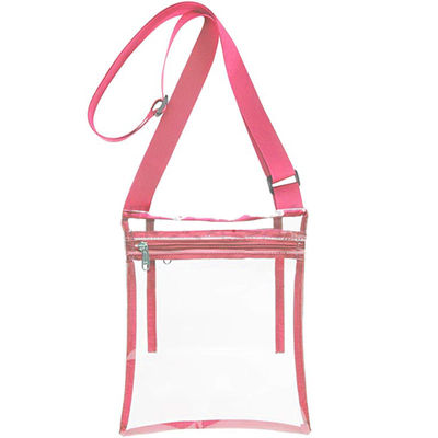 Saco de mensageiro de PVC à prova d'água para ombro masculino Saco de mão personalizado de cores em design claro
