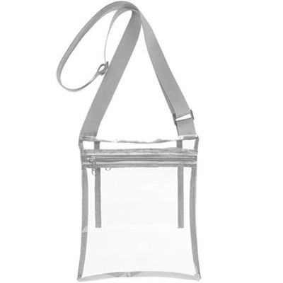 Saco de mensageiro de PVC à prova d'água para ombro masculino Saco de mão personalizado de cores em design claro