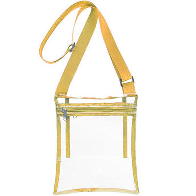 Saco de mensageiro de PVC à prova d'água para ombro masculino Saco de mão personalizado de cores em design claro