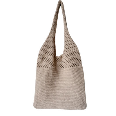 2024 Primavera Outono e Inverno Feminino Estilo de Manutenção Bolsa de Ombro Tricotada em Cor Sólida