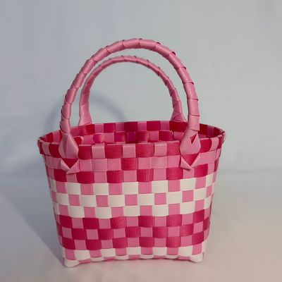 Mulheres ecológicas Triângulo de palha Saco Raffia para viagens e saídas