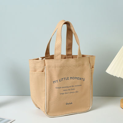 Bolsa de compras de algodão reutilizável para mulheres