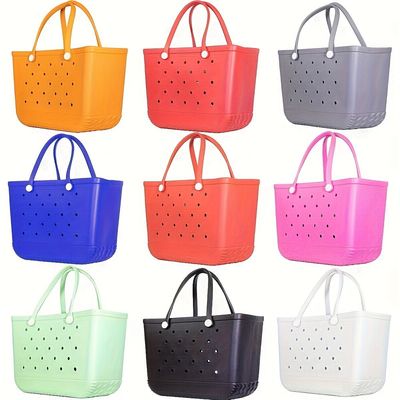 Customizado Mulheres de cor Moda de compras Bolsas de mão Bolsa de ombro Resistente à água Bolsa de praia de verão