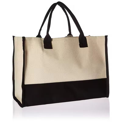 Impressão de Envio Monogramado Bolsa de Presente Tote para Mulheres Bolsa de Praia de Tela Personalizada