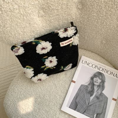 Embutidos de estilo japonês Saco de armazenamento de pelúcia Saco de higiene de alta sensibilidade Saco para cosméticos