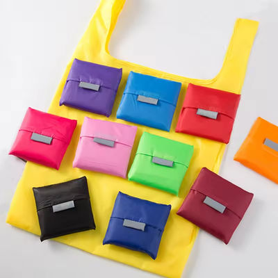 Sacos de supermercado à prova d'água de nylon eco-friendly reciclados com estilo soft-loop