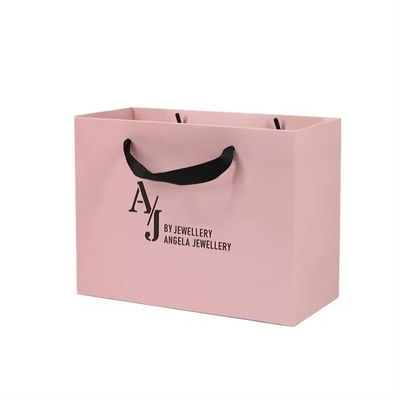Custom Luxury Gift Garment Bolsas de Papel Com Logotipo Impressão Última Moda