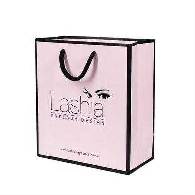 Custom Luxury Gift Garment Bolsas de Papel Com Logotipo Impressão Última Moda