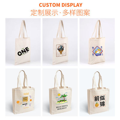 Tamanho personalizável Moda estilo de sacola de lona outra padrão tipo Sacola de lona simples personalizada