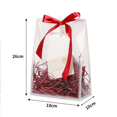 Médio 30-50cm Cores personalizadas Pvc Clear Duffle Bag com Logo Zipper Pvc Beach Hand Bag