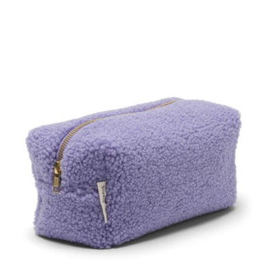 Bolsa Cosmética Multicolor Mulher Plush Bolsa de Maquiagem de Veludo Teddy Exquisita para em movimento