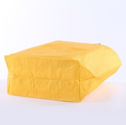 Logotipos personalizados Tamanho médio Reutilizável Impermeável Pp tecido Laminado Bolsas de compras