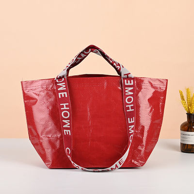 Bolsa de Tote de Impressão de Polipropileno Laminado de Cor Pesada