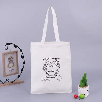 Pequeno saco de toque de lona encerada para compras de maquiagem Design personalizável e versátil