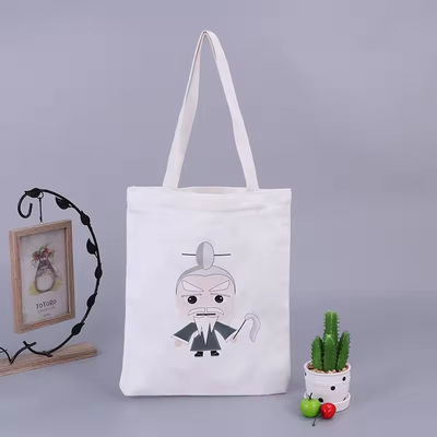 Pequeno saco de toque de lona encerada para compras de maquiagem Design personalizável e versátil