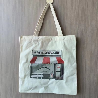 Saco de compras de lona com logotipos simples de sublimação personalizada em branco saco de poliéster