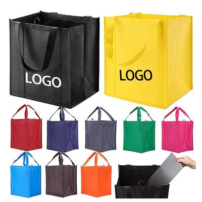 Mediano 30-50cm Saco de Tote não tecido com impressão de transferência de calor Logotipo personalizável