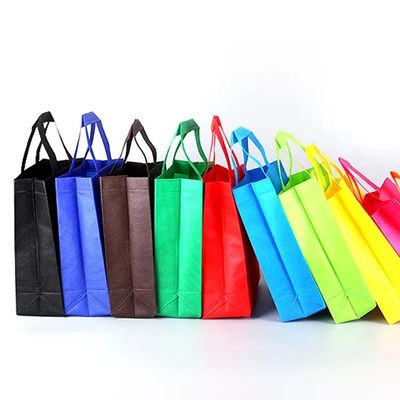 Mediano 30-50cm Saco de Tote não tecido com impressão de transferência de calor Logotipo personalizável