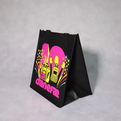 Logotipo personalizado Impresso Sacos de Tote Reutilizáveis Não Tecidos para Transferência de Calor do Comprador de Mercadorias