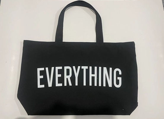 Logotipo personalizado aceito Medium Oversized Tote de compras impresso para conveniência de viagem